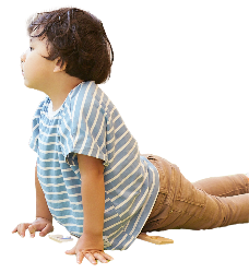 バレエをする子ども